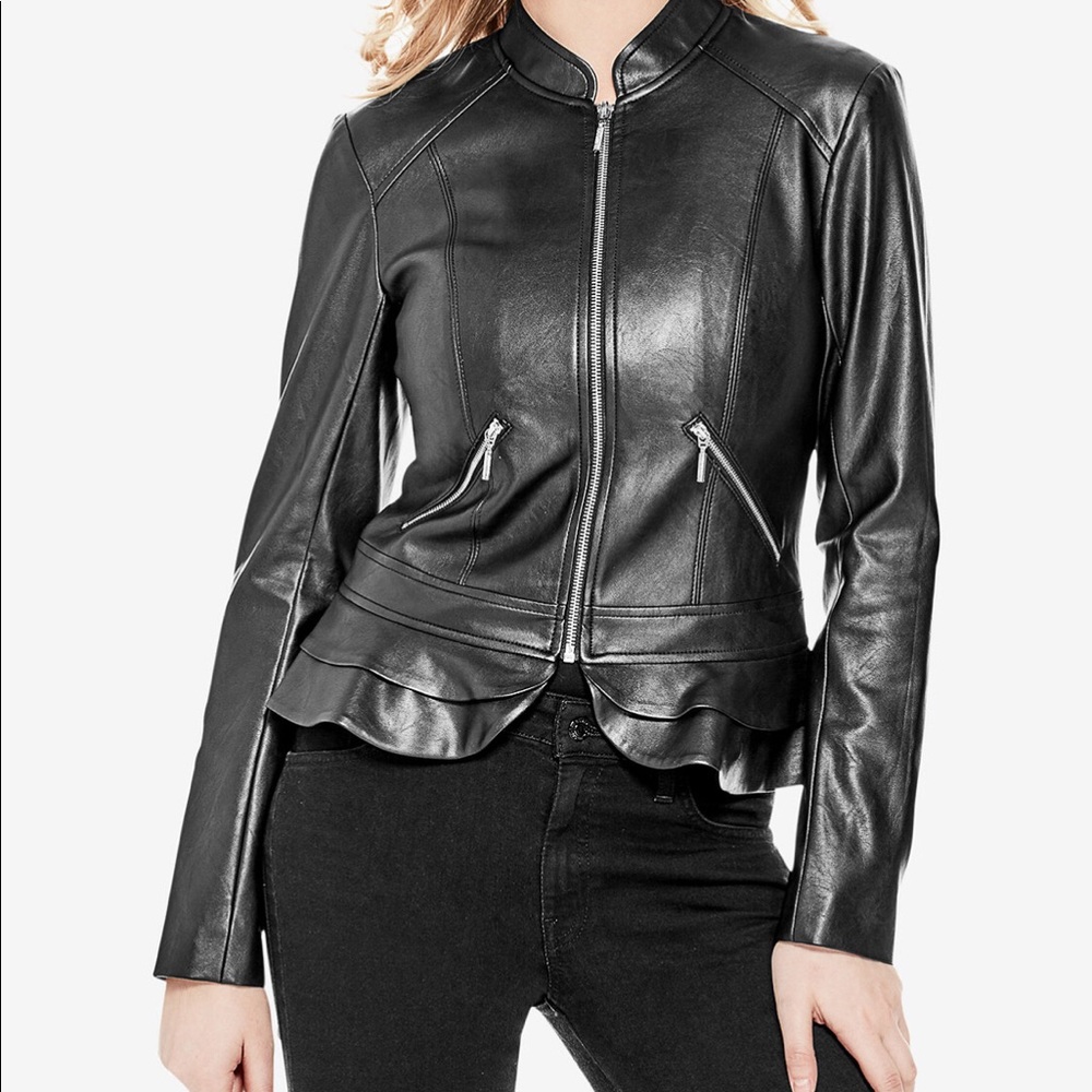 Guess  faux -leather jacket